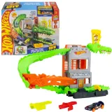Mattel Hot Wheels — трек «Крокодил: атака на пиццерию» с машинкой JHL93 — фото 1