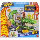 Mattel Hot Wheels — трек «Крокодил: атака на пиццерию» с машинкой JHL93 — фото 2