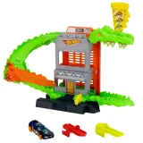 Mattel Hot Wheels — трек «Крокодил: атака на пиццерию» с машинкой JHL93 — фото 4