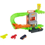 Mattel Hot Wheels — трек «Крокодил: атака на пиццерию» с машинкой JHL93 — фото 5