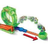 Mattel Hot Wheels Monster Trucks — трек «Мутантный хаос: петля» с машиной JMK91 — фото 5