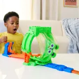 Mattel Hot Wheels Monster Trucks — трек «Мутантный хаос: петля» с машиной JMK91 — фото 6