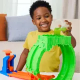 Mattel Hot Wheels Monster Trucks — трек «Мутантный хаос: петля» с машиной JMK91 — фото 7