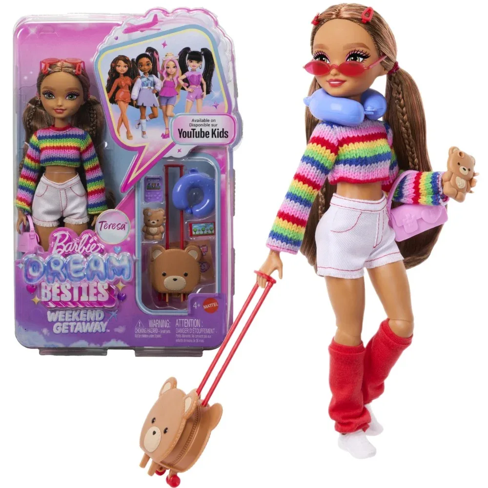 Mattel Barbie Dream Besties — «Выходные», кукла Тереза с аксессуарами JMV18