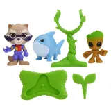 Hasbro Набор фигурок Рокет, Грут и акула Джефф 7,5 см Спайди и его удивительные друзья G3045 — фото 5