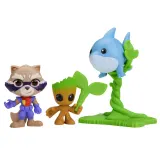 Hasbro Набор фигурок Рокет, Грут и акула Джефф 7,5 см Спайди и его удивительные друзья G3045 — фото 8