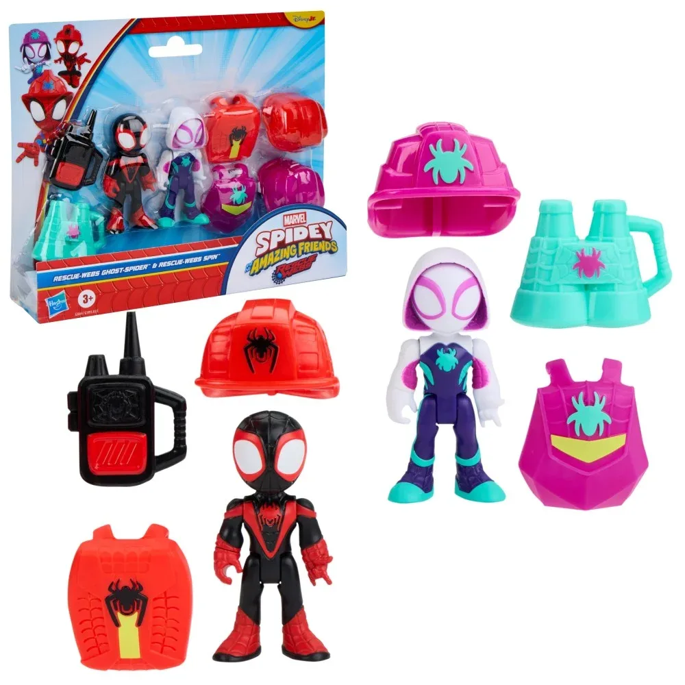 Hasbro Набор фигурок Майлз Морales и Призрак-паук 7,5 см Спайди и его удивительные друзья G3044