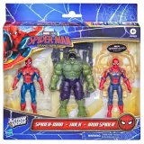 Hasbro Набор фигурок Человек-паук, Халк и Железный паук 11,5 см ActionVerse G2449 — фото 1