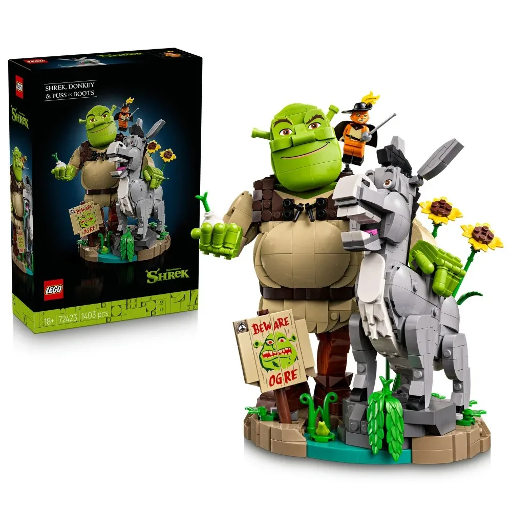 LEGO Shrek — Шрек, Осёл и Кот в сапогах 72423