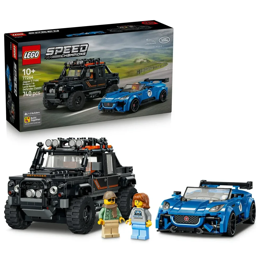 LEGO Speed Champions — Jaguar Project 7 и Land Rover Defender 77264
