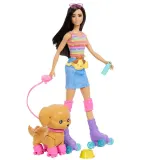 Mattel Barbie Pets — кукла Барби на роликах с собачкой на поводке JMJ45 — фото 2