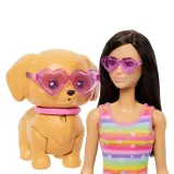 Mattel Barbie Pets — кукла Барби на роликах с собачкой на поводке JMJ45 — фото 3