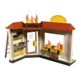 Playmobil City Action — квадроцикл пожарных и киоск с бургерами 72195 — фото 4