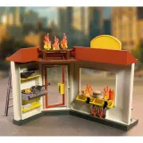 Playmobil City Action — квадроцикл пожарных и киоск с бургерами 72195 — фото 7