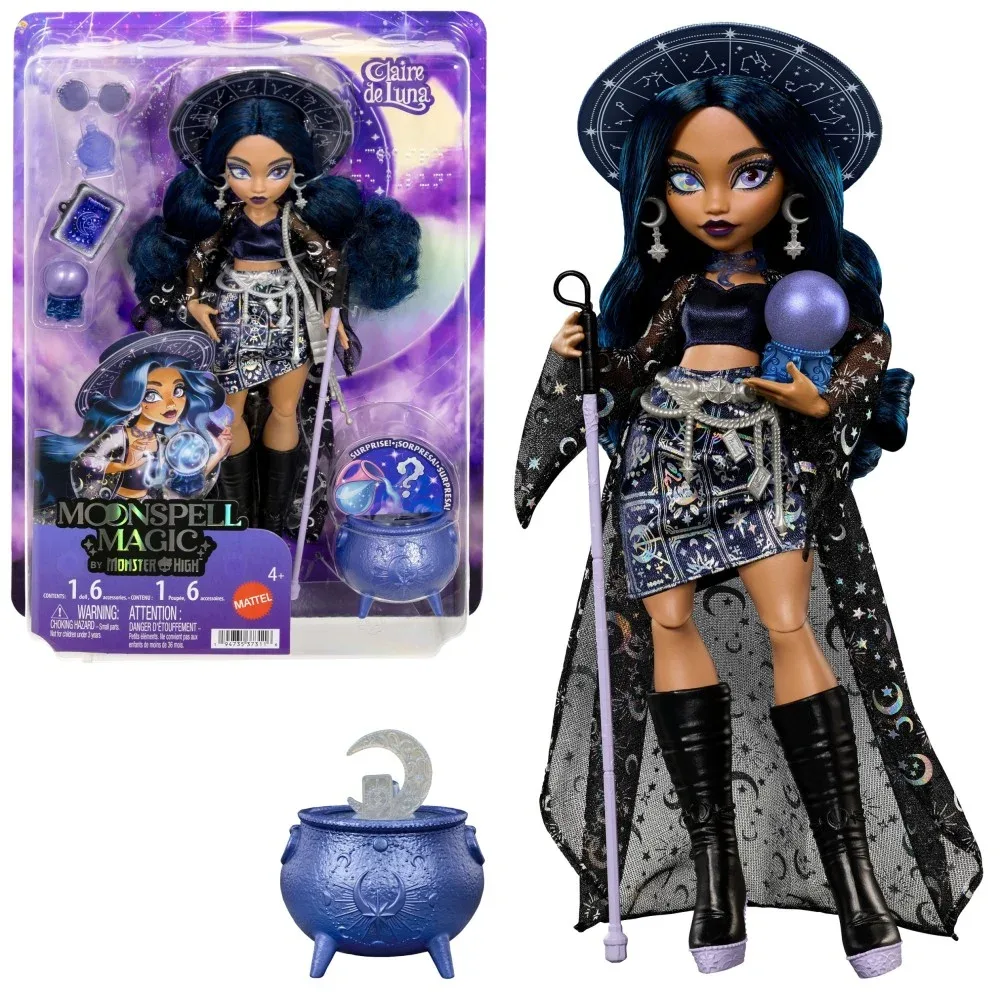 Mattel Monster High Moonspell Magic — кукла Клэр де Луна, ведьма Предсказаний JMB89
