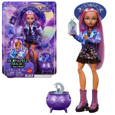 Mattel Monster High Moonspell Magic — кукла Лейла Стоун, ведьма Кристаллов JMB90