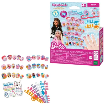 Epoch Aquabeads NAIL STUDIO — маникюр Barbie, дополняющий набор 35147