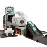 Mattel Matchbox The Movie — транспортёр 2 в 1 «Командный центр» с вертолётом и 2 машинками JJB32 — фото 5