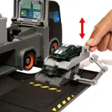 Mattel Matchbox The Movie — транспортёр 2 в 1 «Командный центр» с вертолётом и 2 машинками JJB32 — фото 7