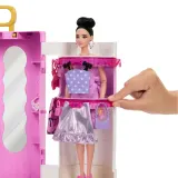Mattel Barbie — модный шкаф-гардероб с вращением, переносной JJP01 — фото 4