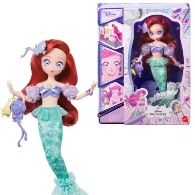 Mattel Disney Collector — Ариэль в стиле манга, коллекционная кукла-принцесса JLT60