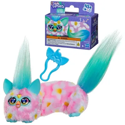 Hasbro FURBY DJ Furblets — Flower-Ella, тянущаяся интерактивная игрушка G2940