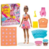 Hasbro Play-Doh x Barbie — пластилин «День на пляже с Барби», 3 банки с аксессуарами G2346 — фото 1