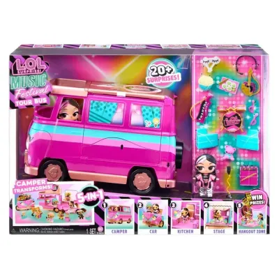 MGA Entertainment L.O.L. Surprise — концертный автобус Music Festival Tour с куклой и аксессуарами 249757
