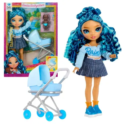 MGA Entertainment Rainbow High Jr. High Bestie Babysitters — кукла-няня Скайлер с аксессуарами 248507