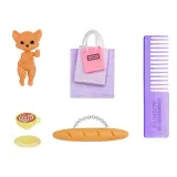 MGA Entertainment Rainbow High Pretty in Paris — модная кукла Вайолет с аксессуарами 248798 — фото 4