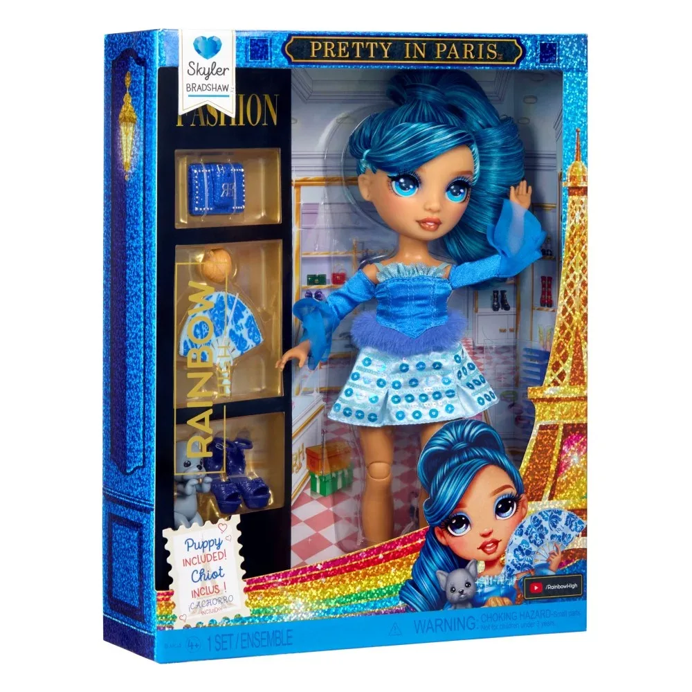 MGA Entertainment Rainbow High Pretty in Paris — модная кукла Скайлер с аксессуарами 248866
