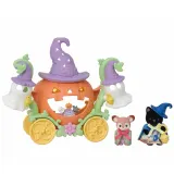 Epoch Sylvanian Families — тыквенная карета с 2 фигурками и хэллоуинскими аксессуарами 5869 — фото 2