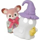 Epoch Sylvanian Families — тыквенная карета с 2 фигурками и хэллоуинскими аксессуарами 5869 — фото 3