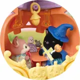 Epoch Sylvanian Families — тыквенная карета с 2 фигурками и хэллоуинскими аксессуарами 5869 — фото 5