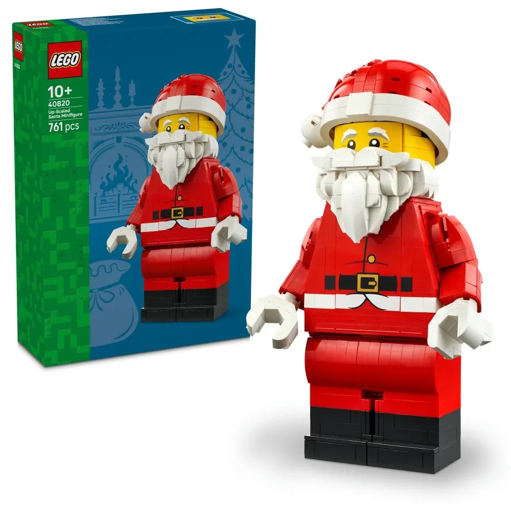LEGO Iconic — увеличенная минифигурка Санта-Клауса 40820