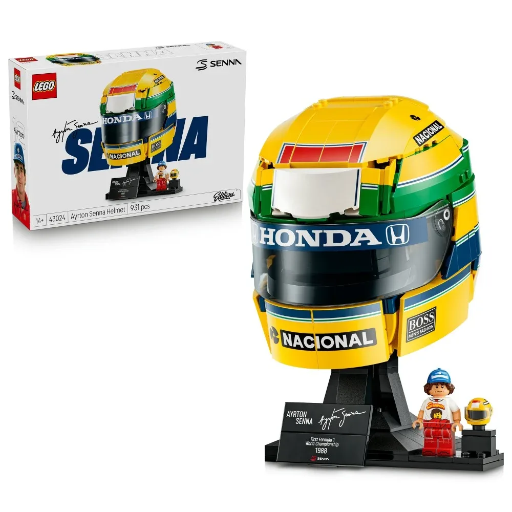 LEGO Editions Formula 1 — шлем Айртона Сенны 43024