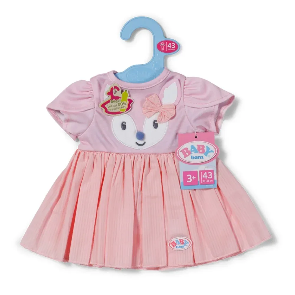 Zapf Creation BABY born — платье с оленёнком для куклы 43 см 839676