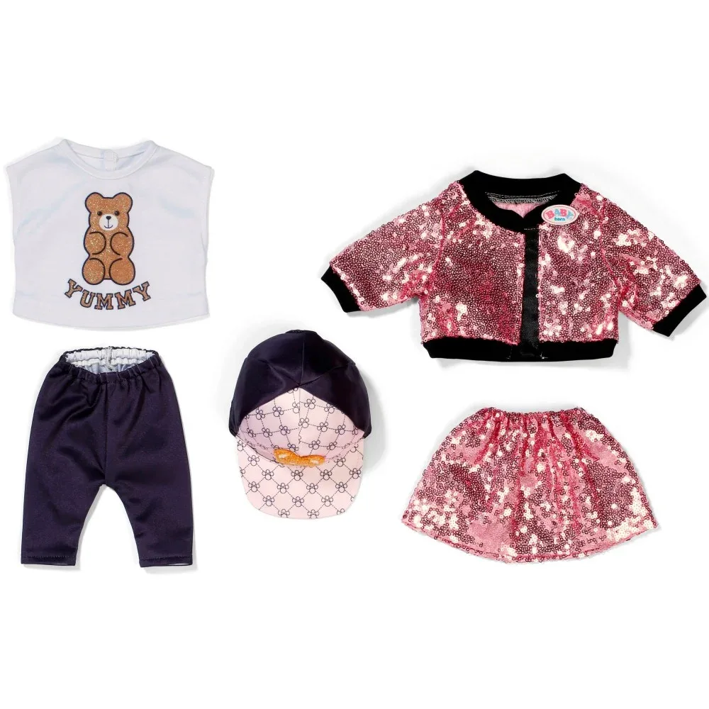 Zapf Creation BABY born — гламурный комплект одежды для куклы 43 см 840757