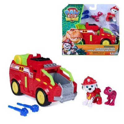 Spin Master Щенячий патруль и динозавры — пожарная машина Маршала Dino Rescue с фигуркой 6075757
