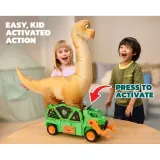 Spin Master Щенячий патруль и динозавры — транспорт Рокки Dino Vehicle, надувной Мегазавр 76 см 6075939 — фото 7