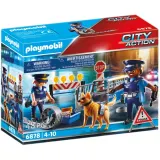 Playmobil City Action — полицейское заграждение 6878 — фото 1