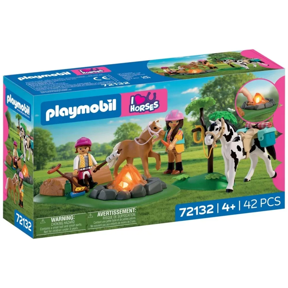 Playmobil I Love Horses — конная прогулка с костром 72132