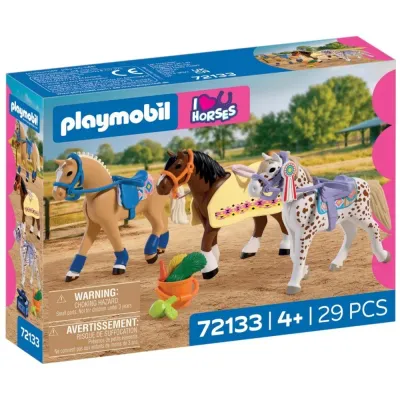 Playmobil I Love Horses — три лошади для коллекционирования 72133