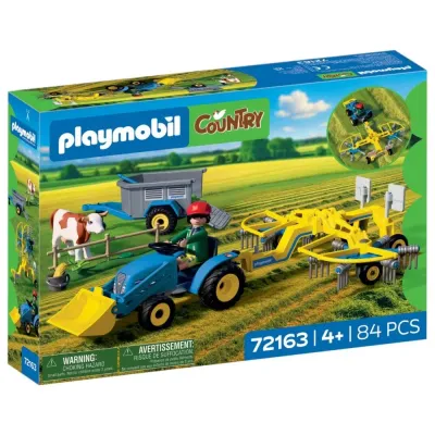 Playmobil Country — трактор с ворошилкой для сена 72163