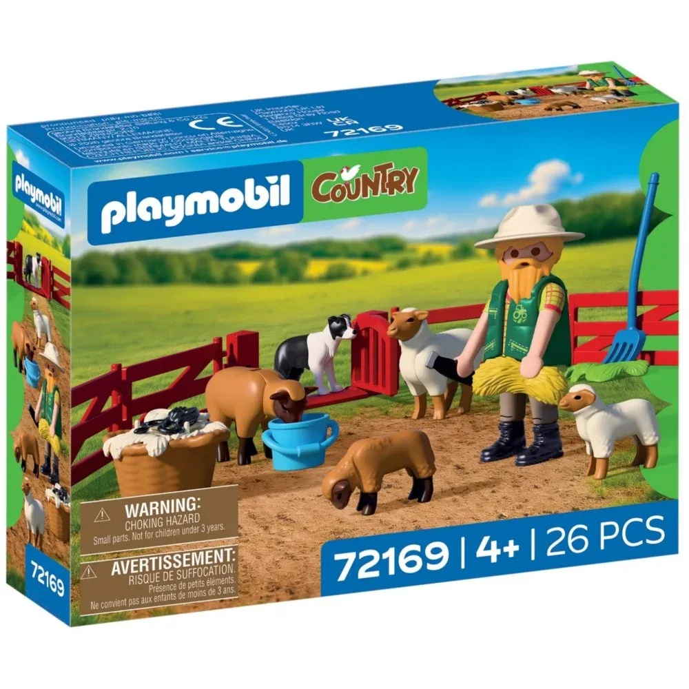 Playmobil Country — пастух и овцы 72169