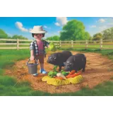 Playmobil Country — фермер с вислобрюхой свинкой 72171 — фото 4