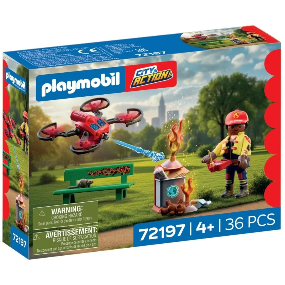 Playmobil City Action — пожарный дрон 72197