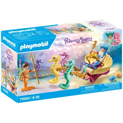 Playmobil Princess Magic — подводные жители с каретой из морских коньков 71500