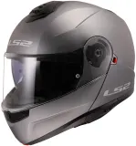 L2S Шлем мотоциклетный модульный LS2 FF908 Strobe II Solid титановый матовый — фото 1