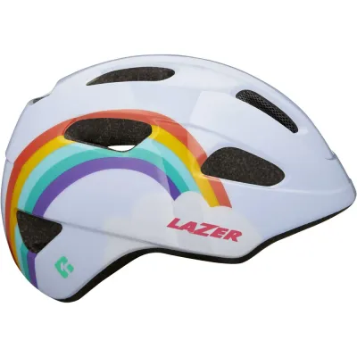 Шлем велосипедный детский Lazer Pnut 2.0 KinetiCore, расцветка Rainbow